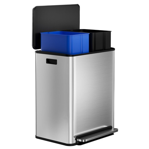 Mülleimer 60l edelstahl - mülleimer,