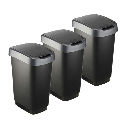 Rotho 3er set swingeimer - rotho, 25l