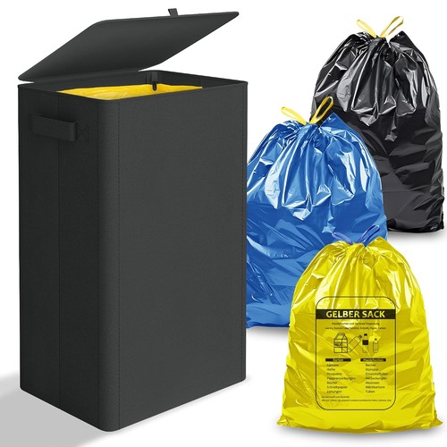 Mülleimer 100l gelber - mülleimer, sack