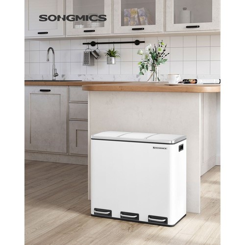 Songmics 54l recycling bin x - 54l, 3